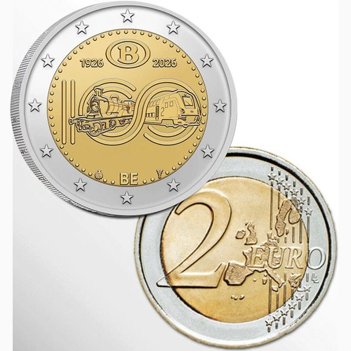 Euro belgique 2026 100 - belgique, ans