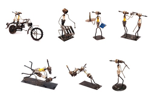 Figurine metal bougies - bougies, x