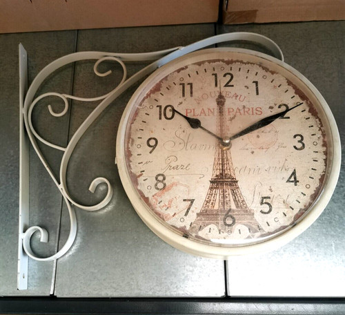 Horloge murale double - horloge,