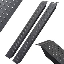 AREBOS 2X Rampe d'accès Rampe de chargement moto acier galvanisé 200kg par pièce