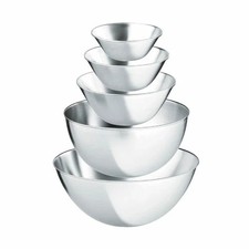 Lot de 5 bols en acier
