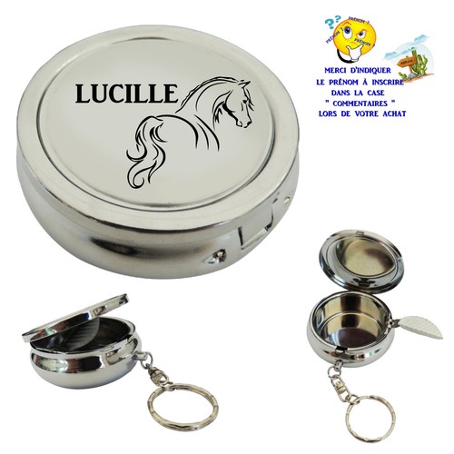 Customizable horse keychain