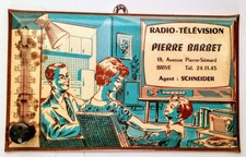 Antique glacoid thermometer BARRET PIERRE - BRIVE - radio/television.