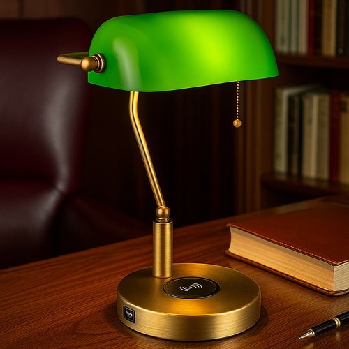 Lampe bureau banquier table - lampe, de