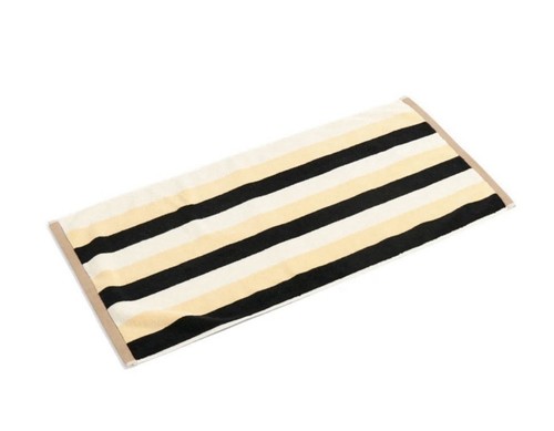 Hay outline yellow bath mat - yellow,