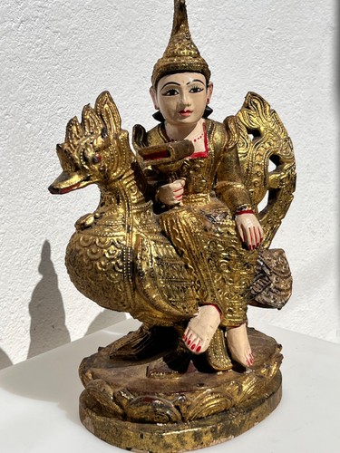 Statue ancienne nat birman - statue,