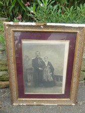 Brittany Wedding Photo Antique 19th Century Breton Military Costume Crown of