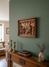 Panneau Ancien en Bois