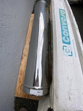 Conduite en inox double paroi 150/200 1m