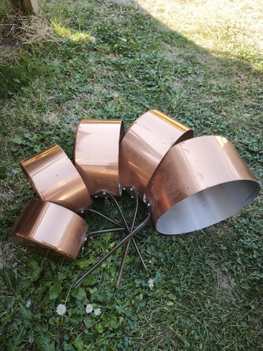Lot casseroles cuivre - casseroles,