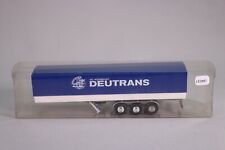 LE2887 HO HO Train Trailer Deutrans Triple Axles for Truck 14.5cm Plastic
