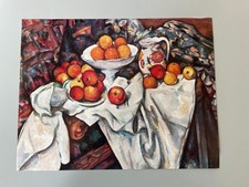 Reproduction painting on paper CEZANNE (late 19th-century) apples and oranges