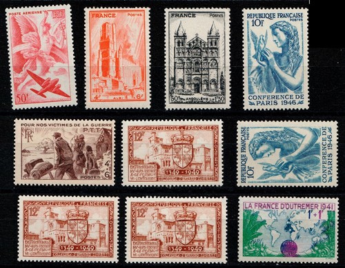 Lot timbres neufs - de,