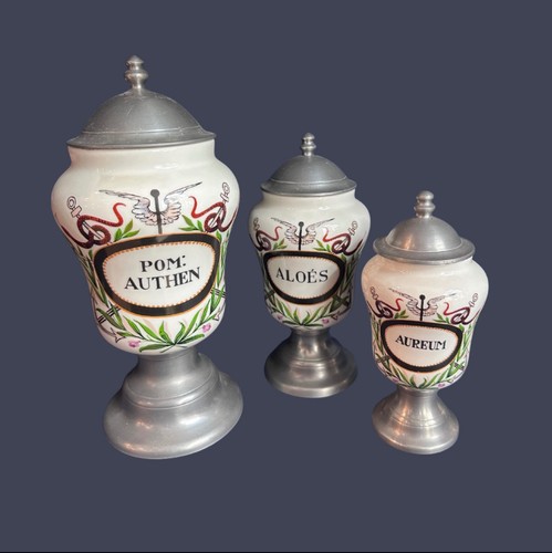 Lot pots d apothicaire - lot, d’apothicaire