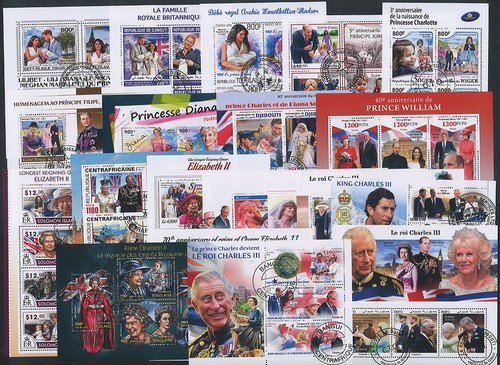 Blocs famille royale - blocs, royale,