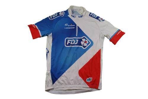 Maillot vélo rétro fdj - vélo,