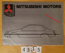 MITSUBISHI GAMME COLT LANCER GALANT SAPPORO ESTATE Prospectus Fr  8 pages 1980