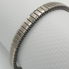 Bracelet Montre Stainless Steel Bande de Rechange Fixoflex Extensible 10mm Neuf