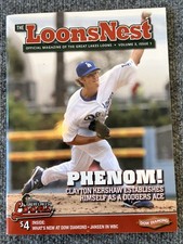 The Loons Nest Magazine Great Lakes Loons MILB Clayton Kershaw Cover Dodgers
