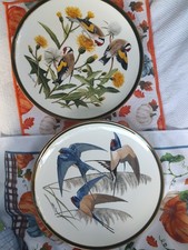 Vintage Franklin Porcelain Wedgwood Songbirds of The World  Signed 1977.