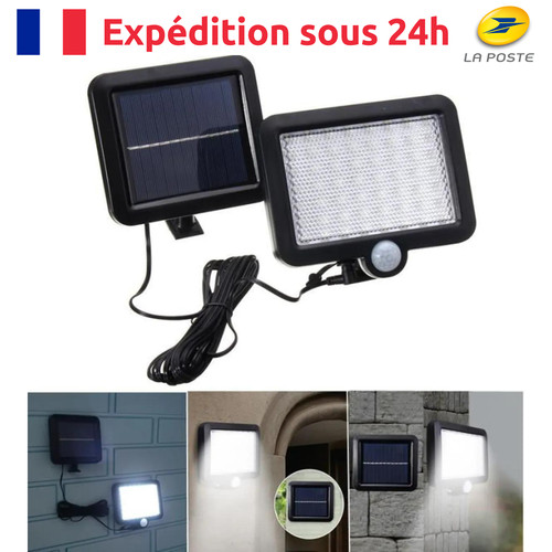 Led lampe solaire applique - led,