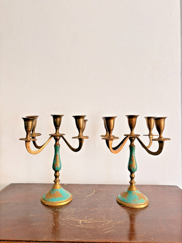 Ancien paire bougeoir - ancien,