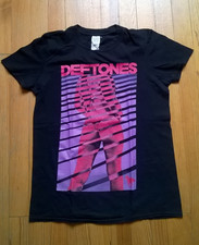 DEFTONES  T-SHIRT Short Sleeve Original USA 2016 RARE Bikini GIRLY White Pony