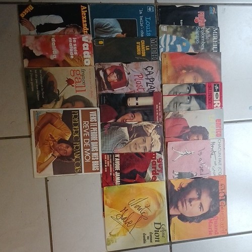Lot disques vinyles 45t - lot,