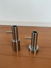 Fritz Hansen Stainless Candle Holder Set Of 2