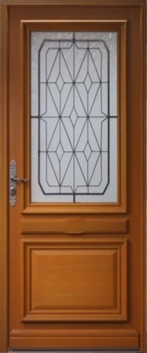 Porte entrée bois vitrée - d'entrée,