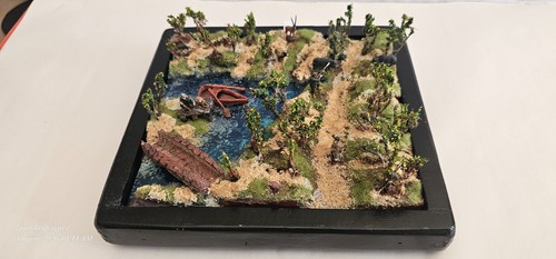 Diorama scène chasse - diorama,
