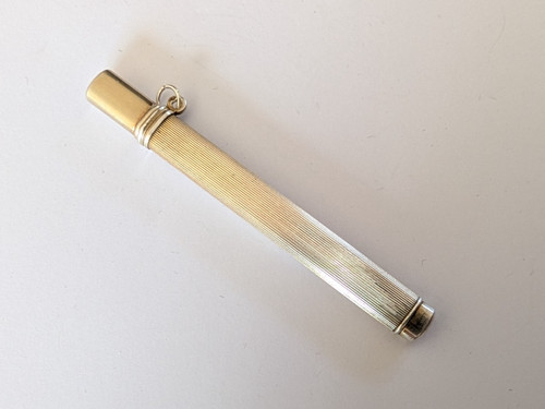 Ancien porte crayon argent - ancien,