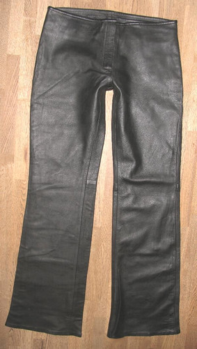 Pantalon bootcut cuir - pantalon,