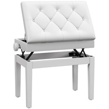 HOMCOM Banquette coffre piano