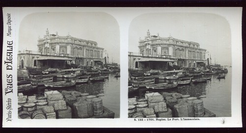 Ancienne photo stéréo italie - stéréo,
