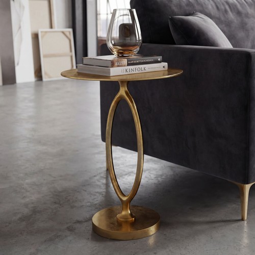 Table appoint alu 44cm - alu,