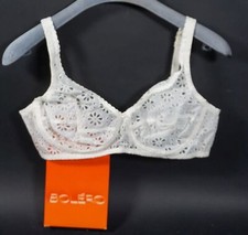 Véritable Vintage Boléro France Femme BH Lingerie Taille 90 B Blanc Avec OVP