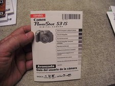  Canon PowerShot S31S Digital Camera Used Guide in Espanol 