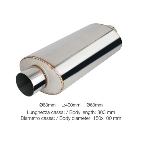 Silencieux universel pot - silencieux,