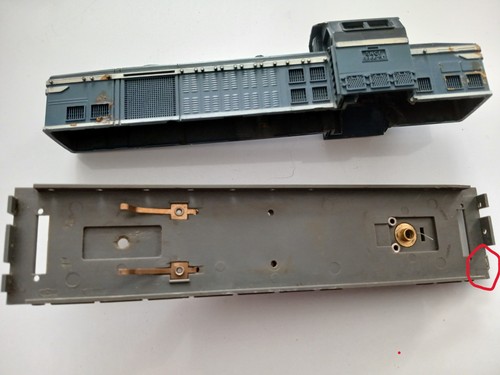 Châssis caisse 66150 - bb, jouef