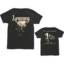 Lemmy Kilmister Motorhead Lived to Win Rock T-Shirt Officiel Hommes
