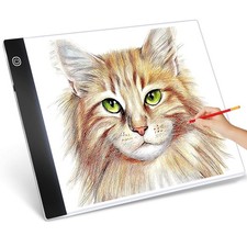 Tablette Lumineuse Dessin A4 Table Lumineuse Portable avec Luminosité Réglabl...