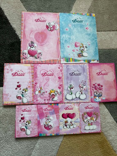 Lot feuilles diddl - 10,