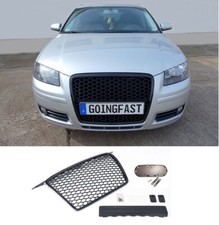 Pour Audi A3 8P 8PA Calandre Grille Noir Brillant Nid D'abeille Sans Sigle 05-08