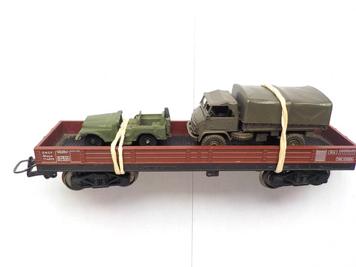 Wagon jouef marchandise - jouef, plat