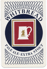 RARE VINTAGE "British Brewery - Whitbread (Pale Ale Blue Card)" SINGLE Play Card