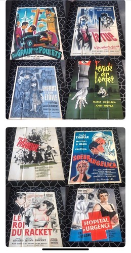 Affiches cinema lot - , de
