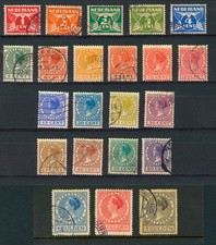 Netherlands Stamps - 1924-1930 - Used - Flying Pigeons + Wilhelmina Complete NWM