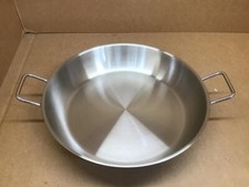 Demeyere Resto Stainless Steel Paella Pan 14.8-Quart