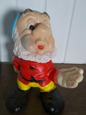 Ancien pouêt ATCHOUM Blanche Neige 7 Nains 21 cm WALT DISNEY logo éléphant LEDRA